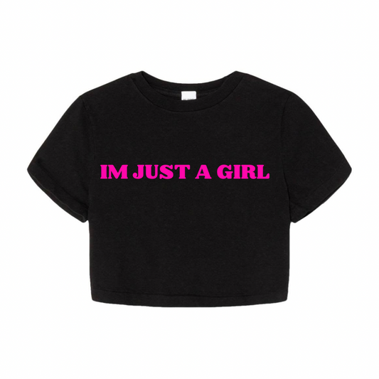Im just a girl baby tee